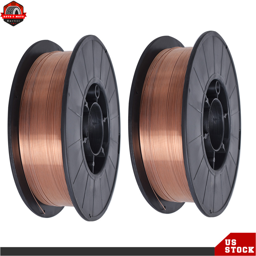 11-lb Roll 2Pack ER70S-6 .030" (0.8mm) Mild Steel MIG Welding Wire