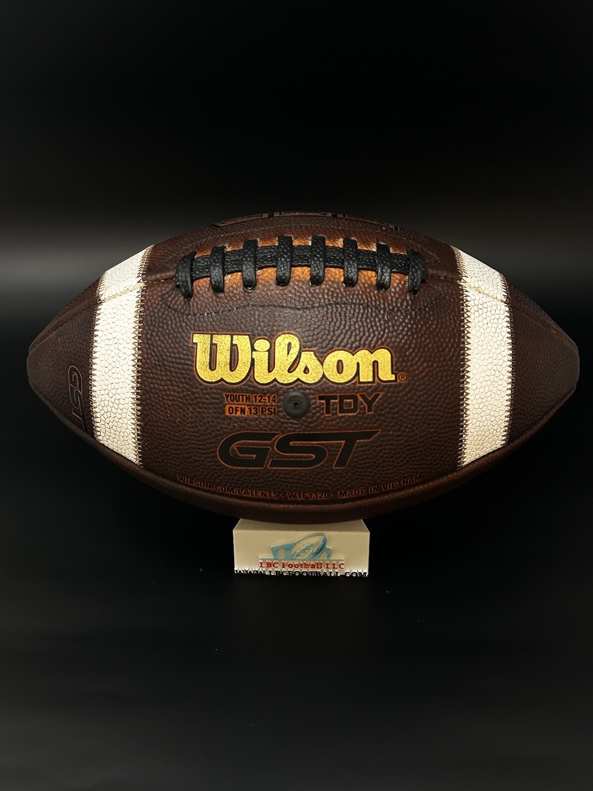 Wilson GST TDY Youth GAME PREPPED Leather Football - Brand NEW