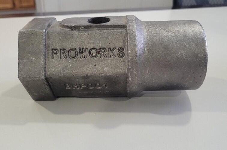 PROWorks 2'' Hex Auger Bit Repair Hub Weld- On Replacement Collar 3/4'' pin