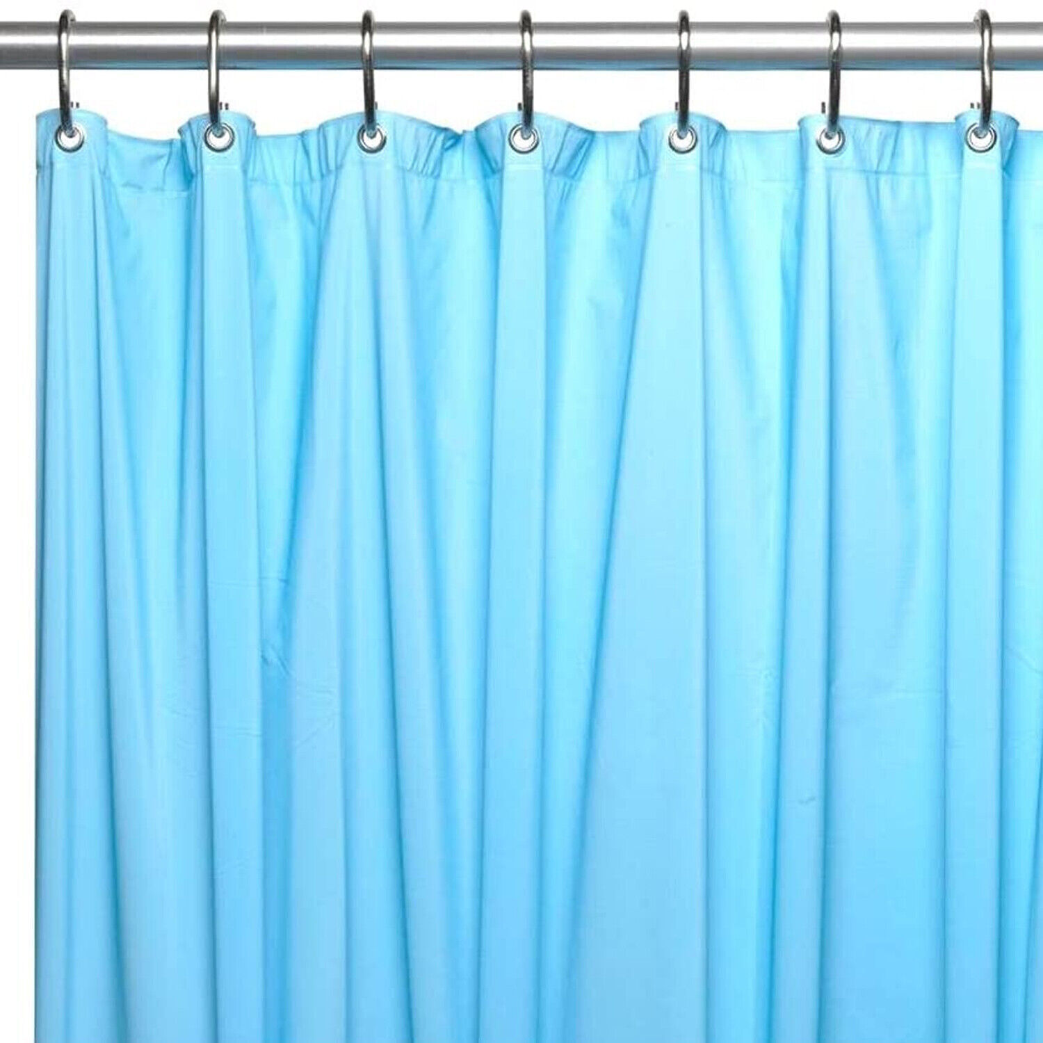 2 PACK SOLID WATER REPELLENT BATHROOM SHOWER CURTAIN VINYL LINER MANY COLORS
