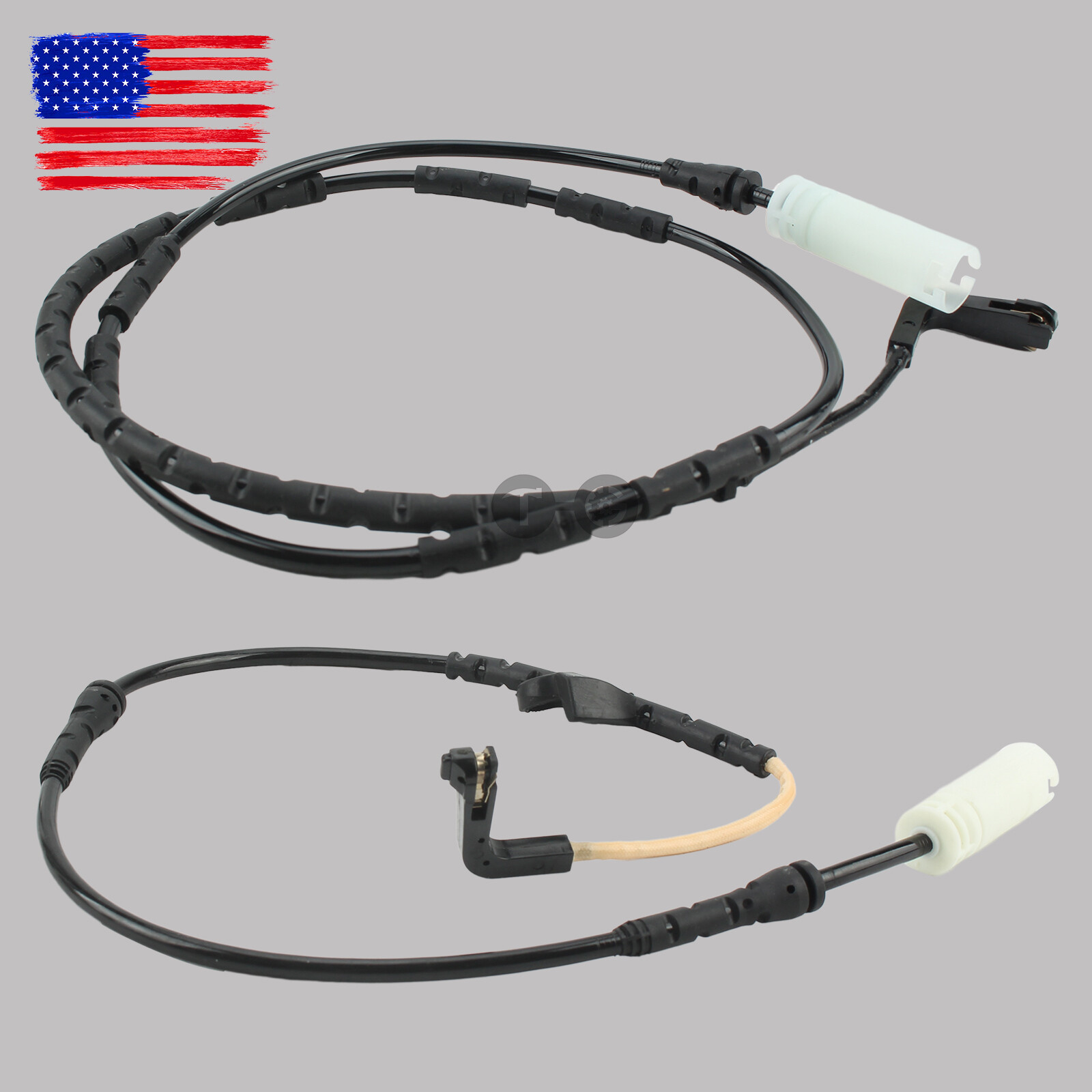 2pcs Front & Rear Disc Brake Pad Wear Sensor for BMW 328i 330i 335i 335d E90 M3