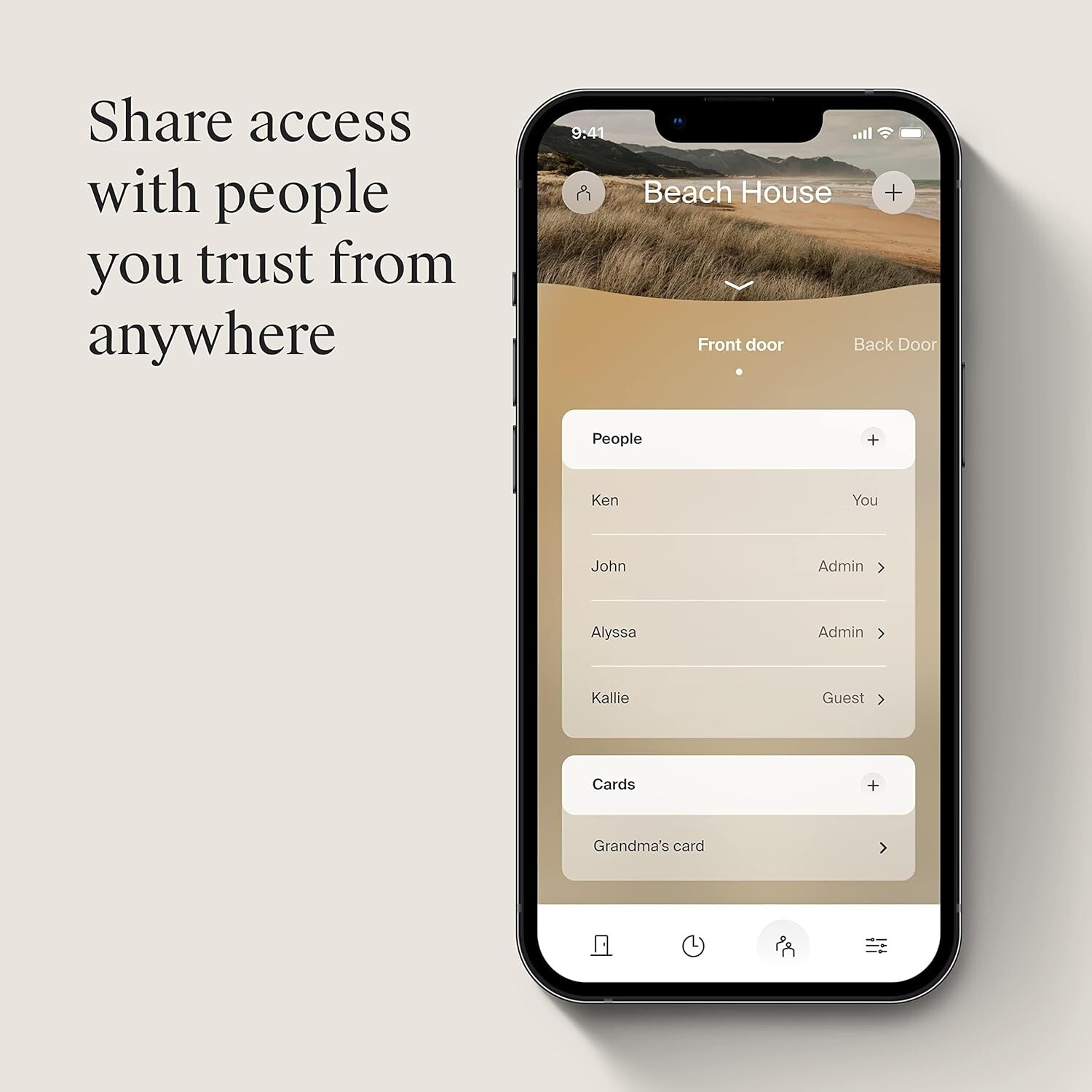 Level Lock Smart Lock Touch Apple Home Edition Wi-Fi Smart Lock Satin Nickel B2