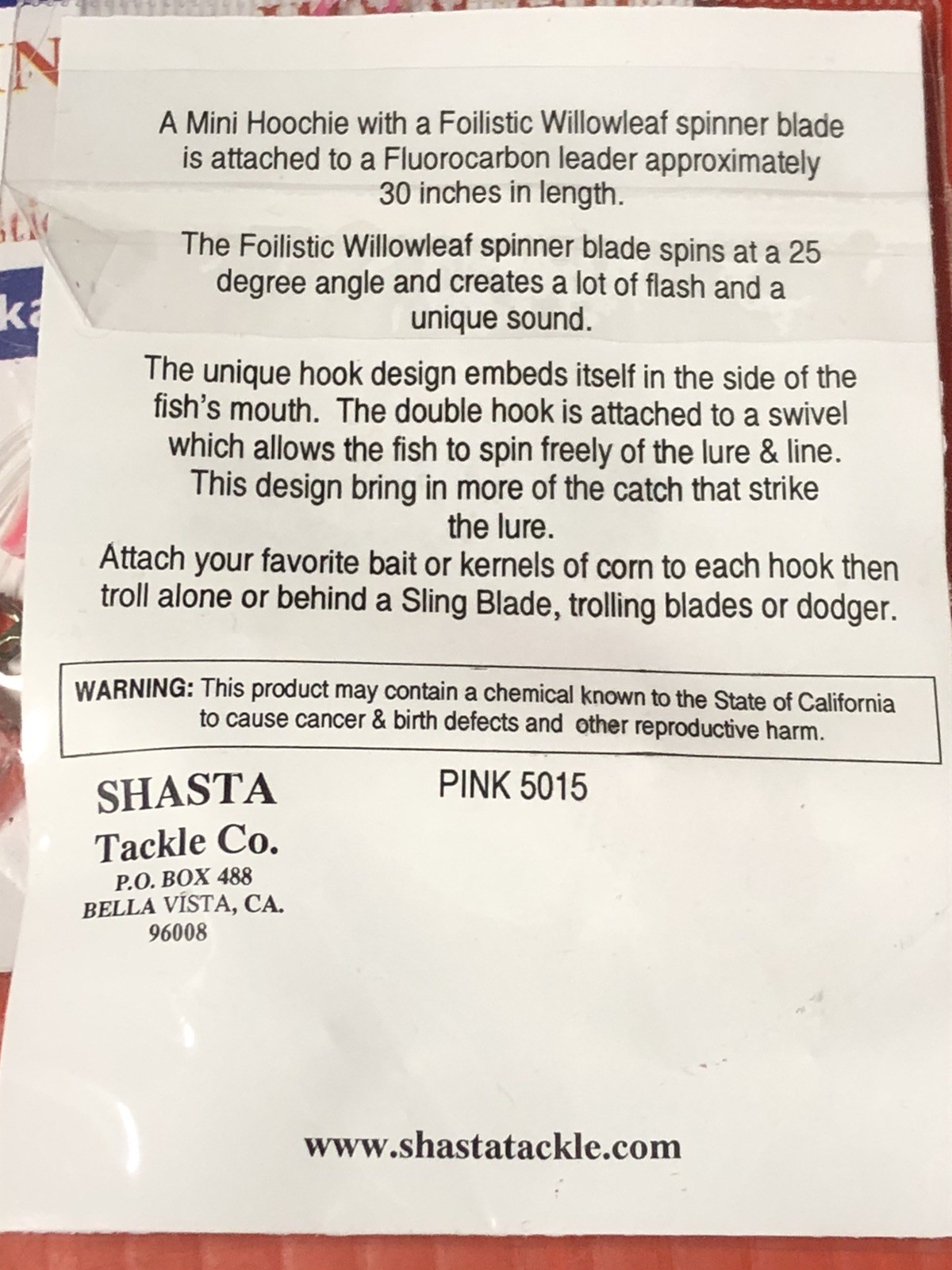 Fishing Tackle Lot. Hoochies, Mack’s Wedding Ring Spinners, Kokaneekid Release