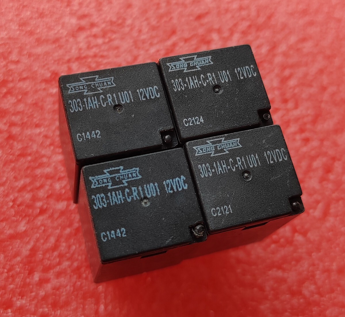 4pcs 303-1AH-C-R1-U01-12VDC For Song Chuan Ultra Micro Relays SPNO 20A 12VDC NEW