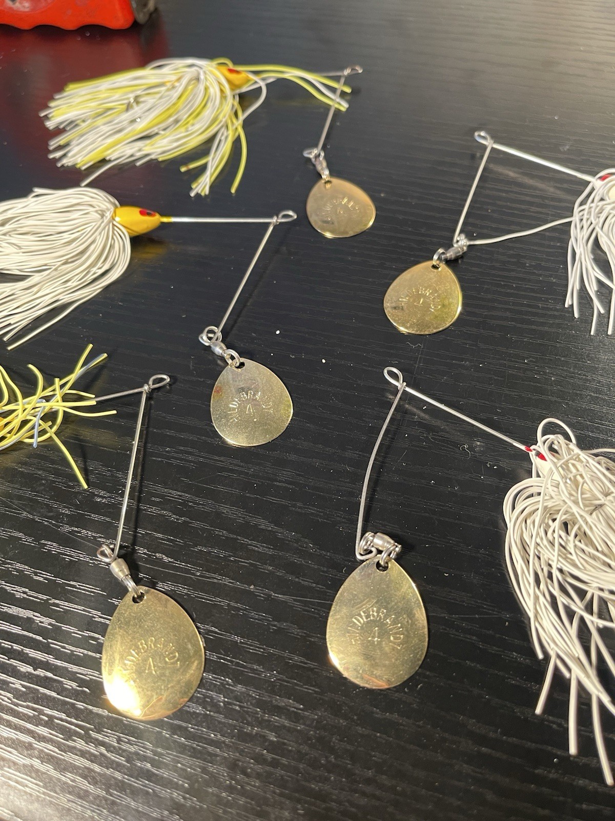 Lot of 5 #4 Hildebrandt Fishing Lures Spinnerbait See Photos Vintage Used