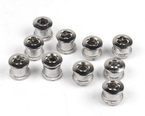 MTB Road Bike Crank Nuts Chainwheel Bolts Chainring Screws Bolt 6.5/8.5mm Steel