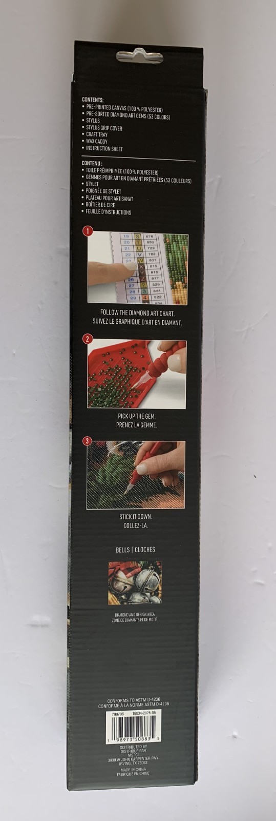 Christmas SILVER BELLS Diamond Art Kit Christmas 16”x20” Make Market