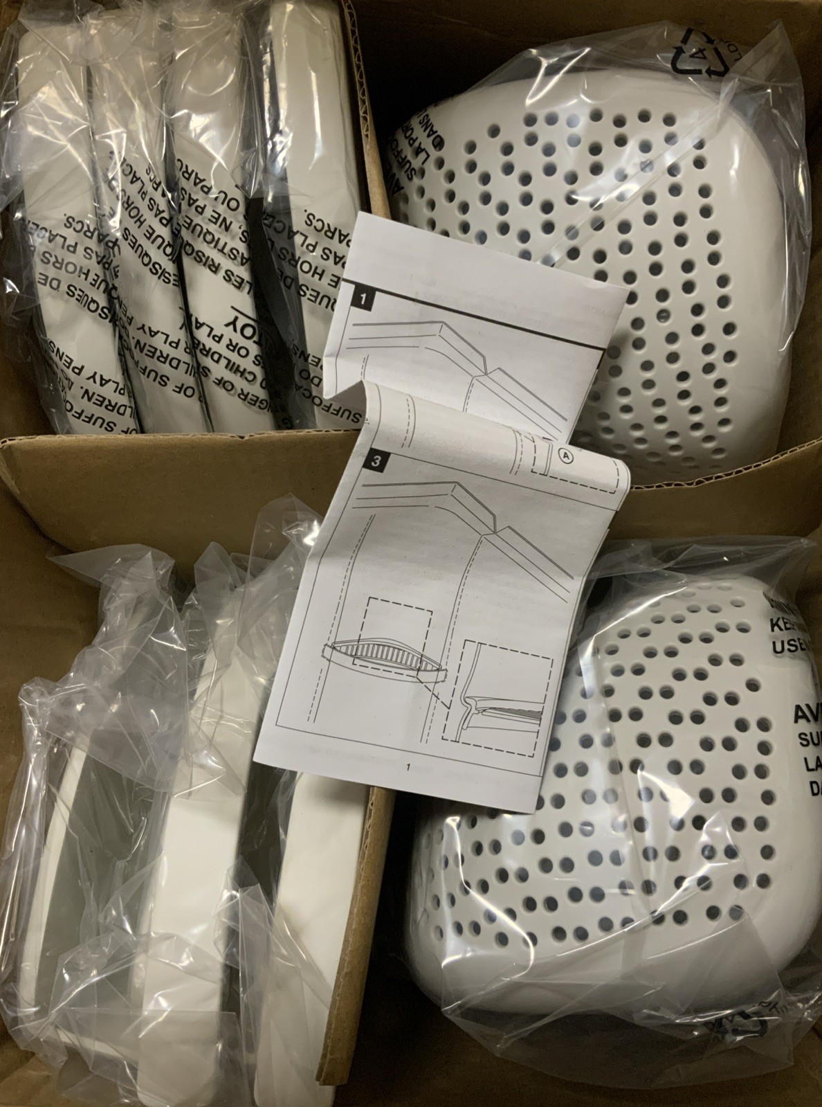 ➿ STERLING STORE+ 12-Piece Wall Mounted Shower Caddy in White Finish 🆕