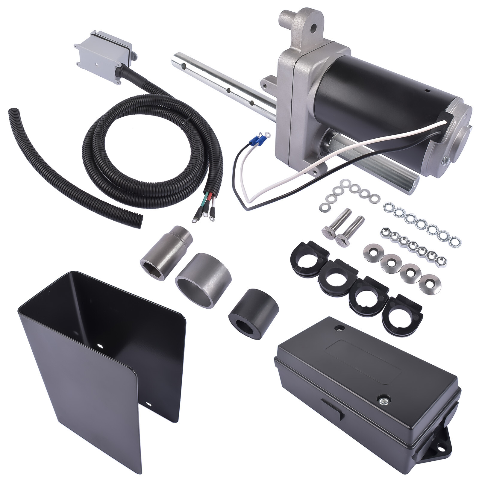 12,000 lbs Electric Powered-Drive Trailer Jack Kit Fits for Single Speed Jacks