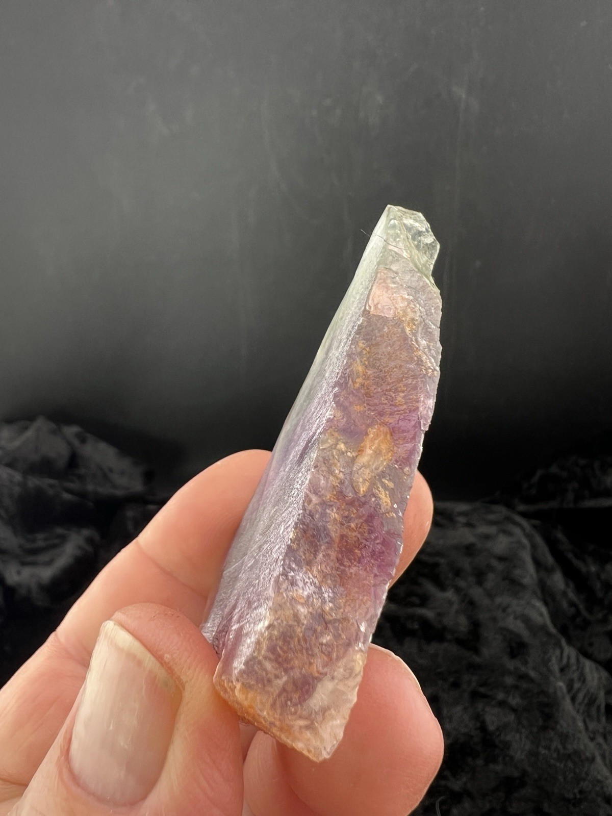 Translucent Purple Fluorite Slab from Gomez Palacio, Durango, Mex. 76 g.