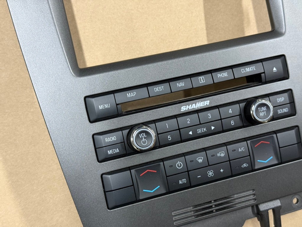 2013-2014 Ford Mustang GT500 Touch Screen Face Plate Radio Trim Piece 2011-2014