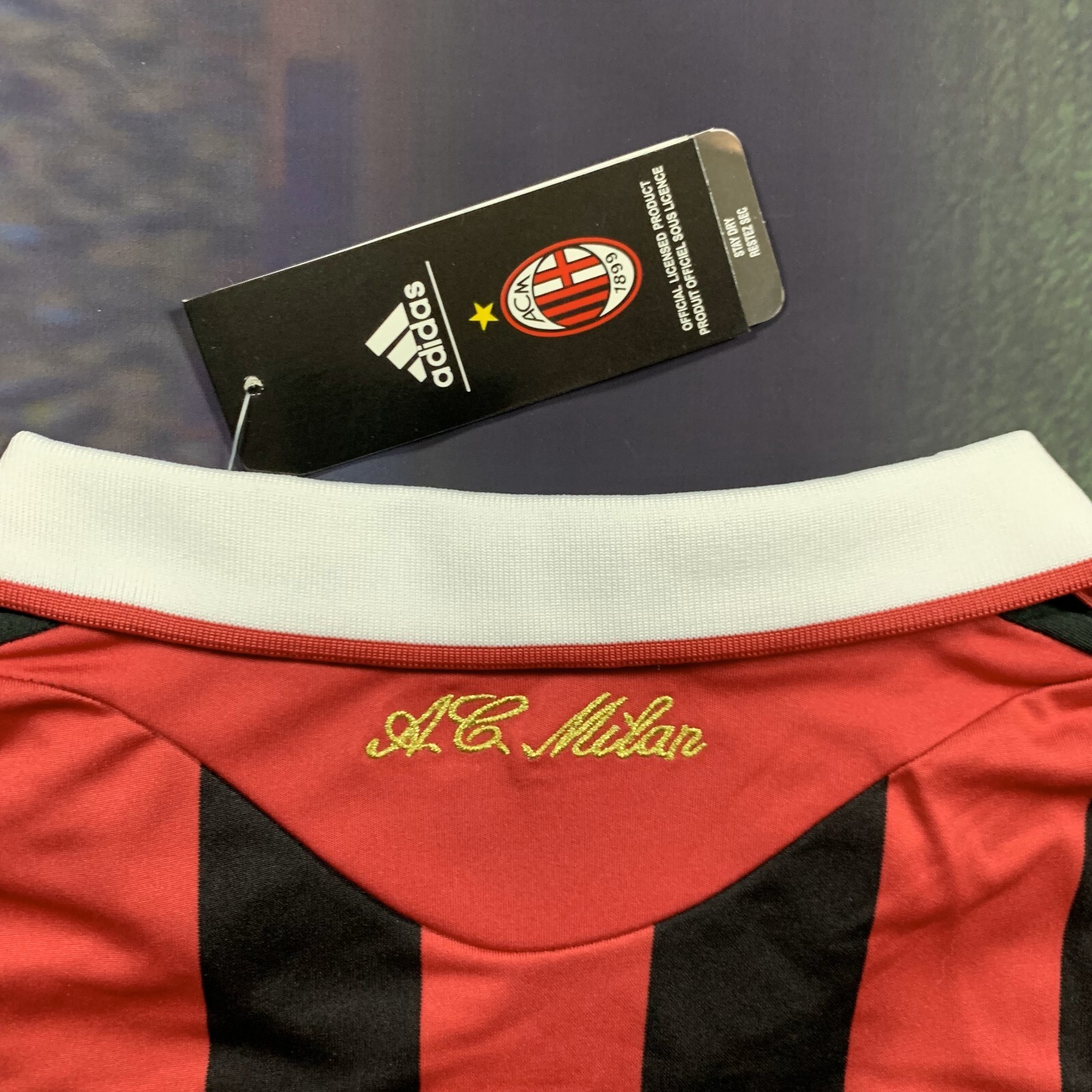 Pirlo AC Milan 2009/2010 Long Sleeve Jersey - Retro Jersey - Mens Sizes