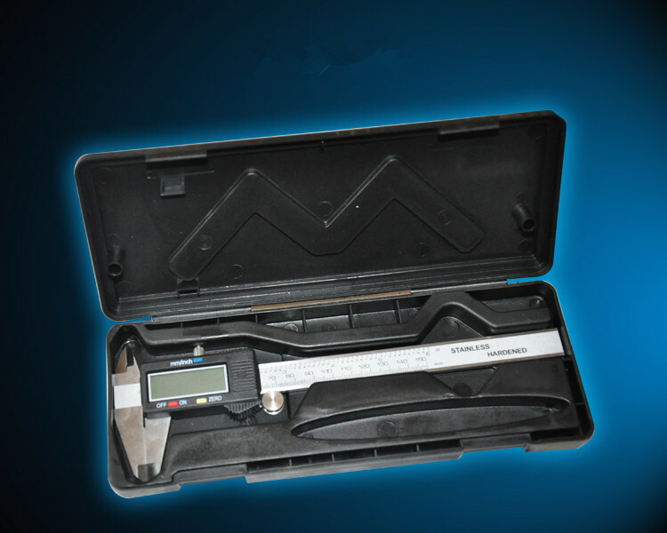 150mm Digital Caliper Vernier Micrometer Electronic Ruler Gauge Stainless Black