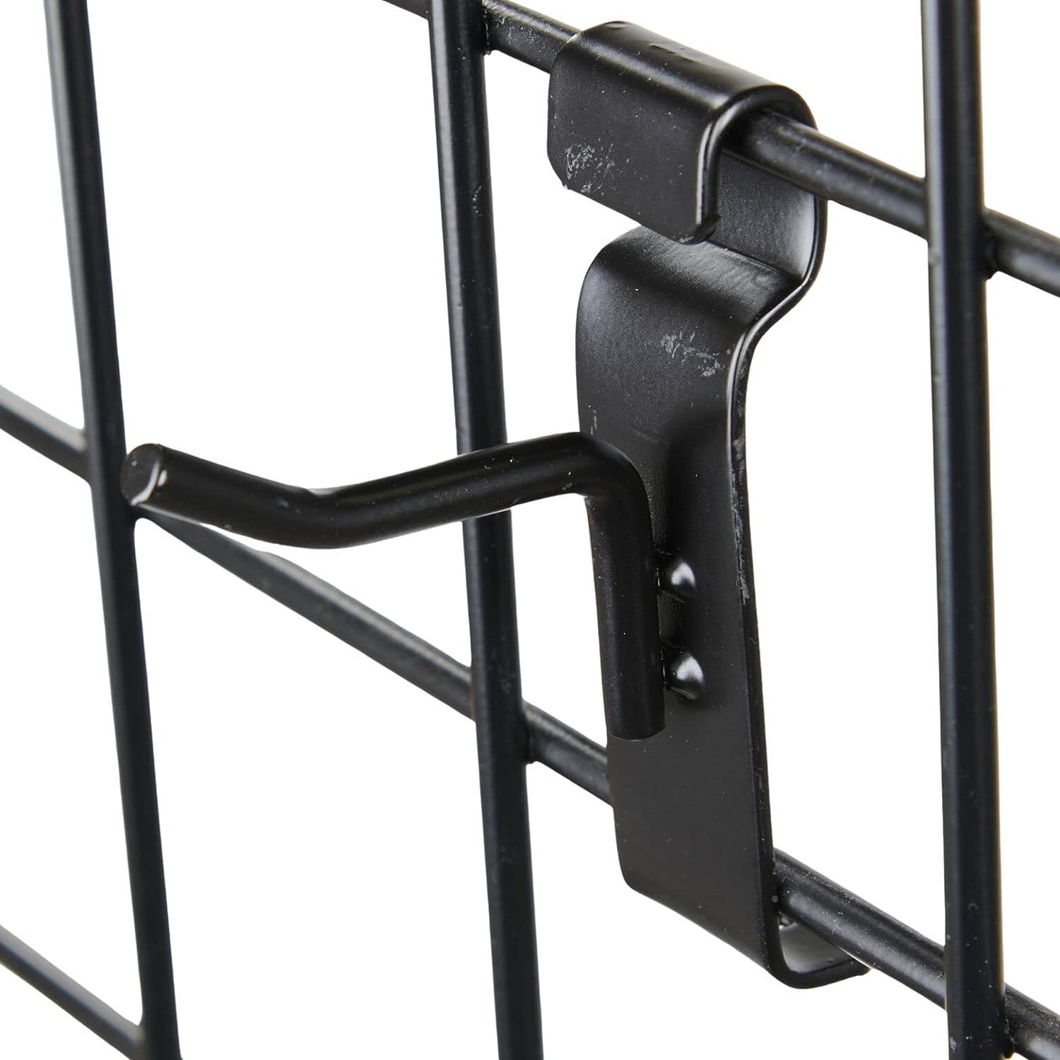 Lot of 4 Gridwall Panels 2' x 6' Grid Wall Display Black Panel Steel Powder Coat