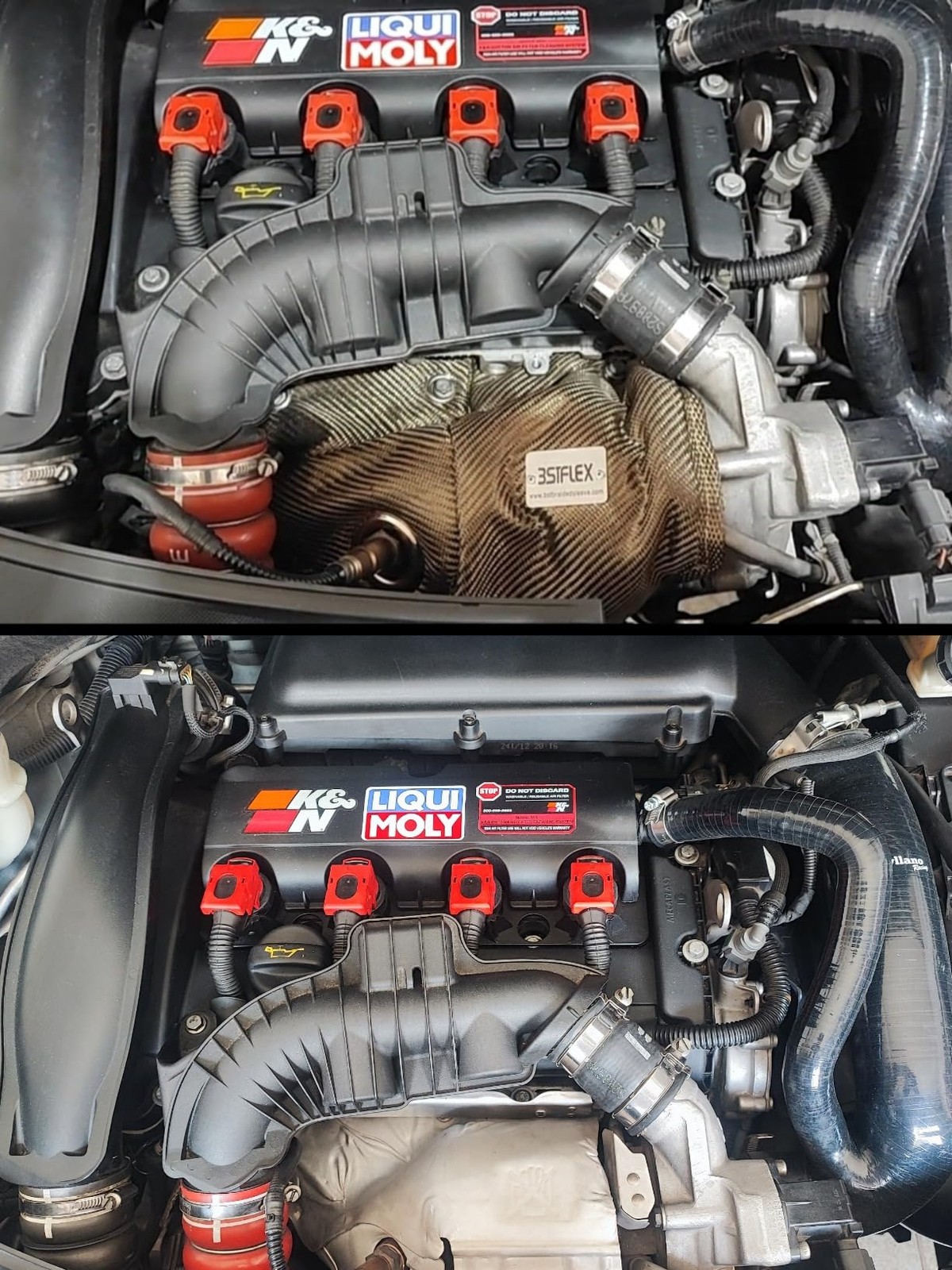 BSTFLEX Titanium Turbo Blanket for MINI Cooper S R55 R56 R57 R58 R59 R60 R61