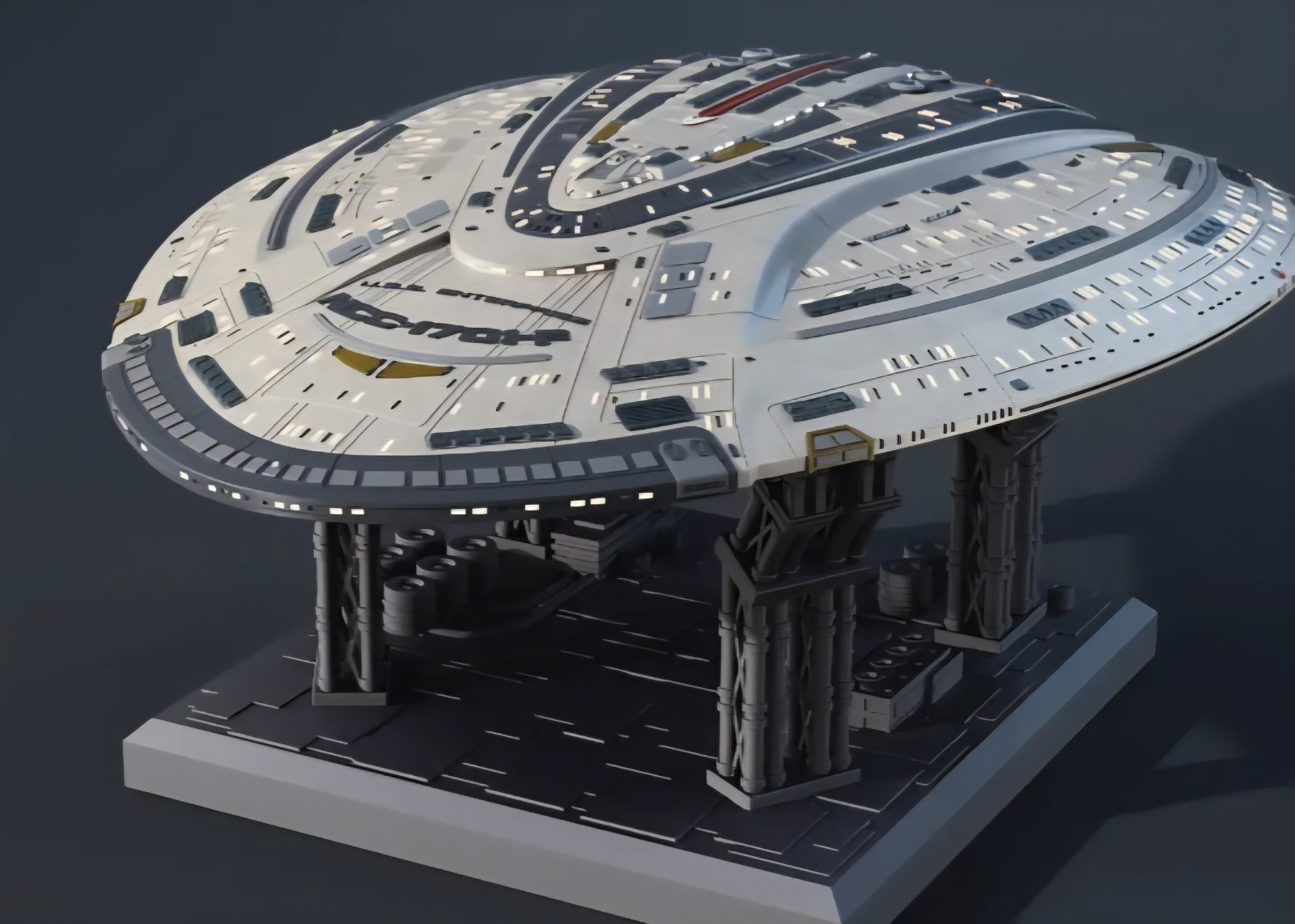 Star Trek Uss Enterprise Ncc 1701- F Odyssey Class Ship 1/1400 Custom 3d Kit 28"