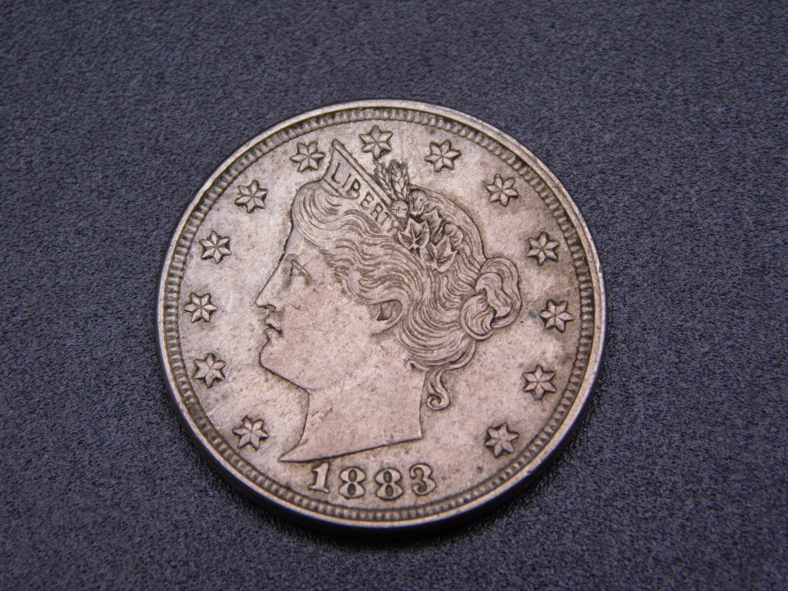 US COIN 1883 LIBERTY NICKEL NO CENTS