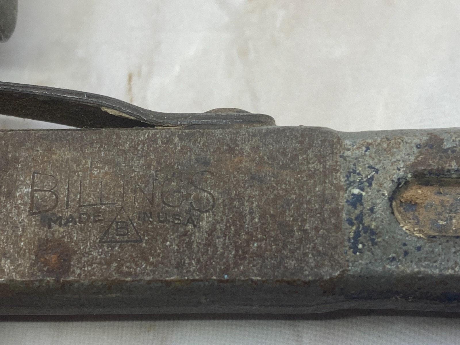 Vintage Adjustable Pipe Wrench Billings 10 A Made In USA Drop Forged