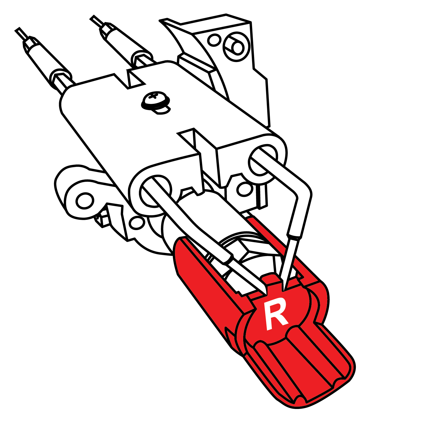 Red R Electrode Setting Gauge for Riello 40 F3 F5 BF3 BF5 R35 not for Beckett z