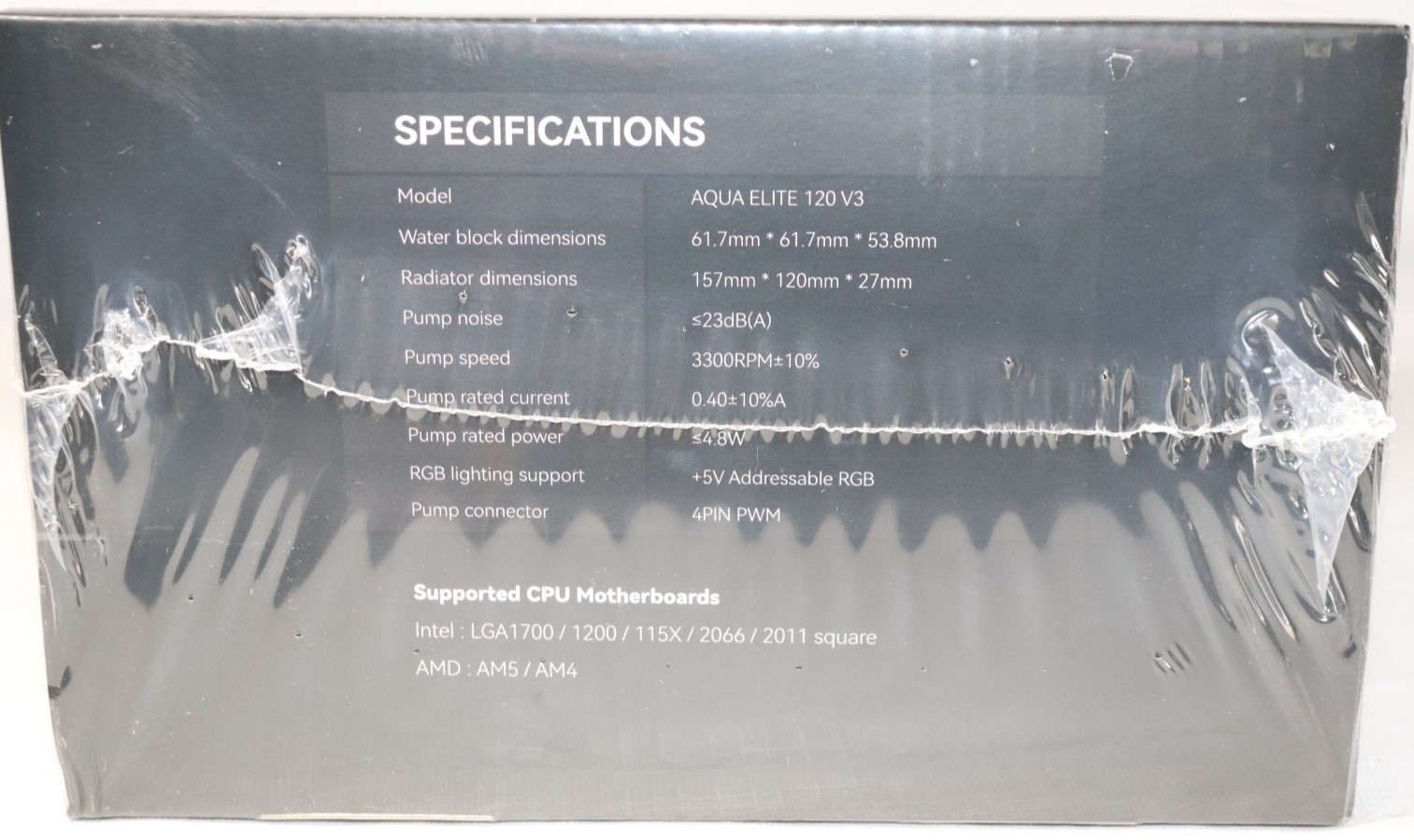 Thermalright Aqua Elite 120 V3 ARGB 120mm AIO Liquid CPU Cooler Ships Free