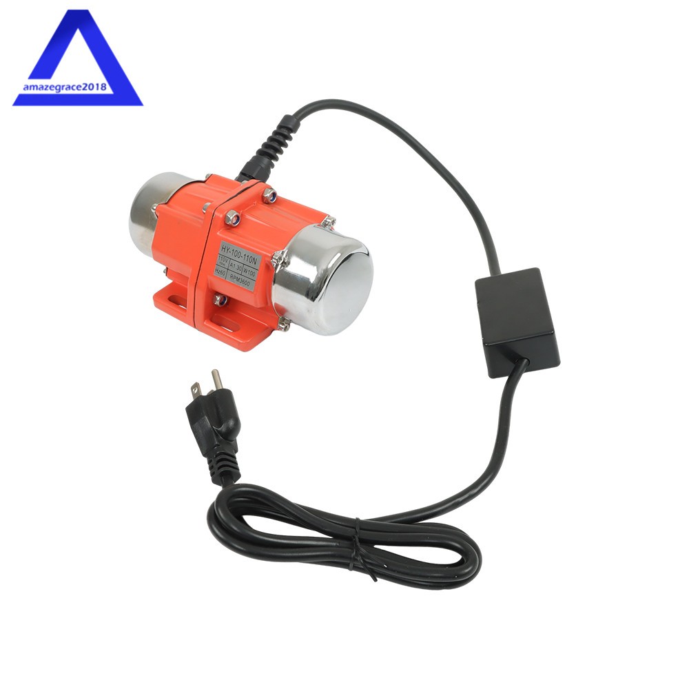 100W Concrete Vibrator Vibration Motor Single Phase Motor AC 110V 3600RPM