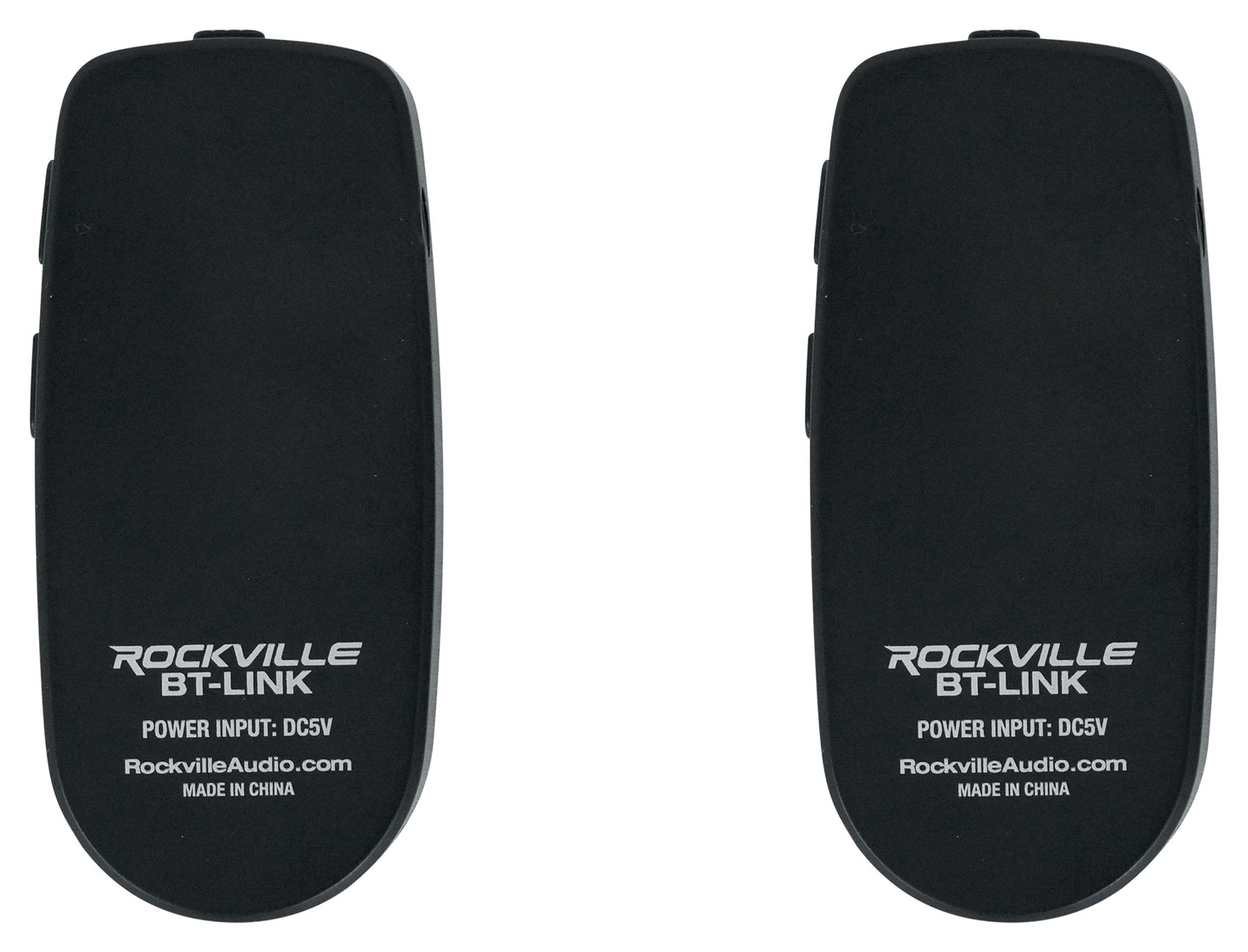 Rockville BT-LINK Pair of Aux to Bluetooth Adapters To Link 2 Speakers Together