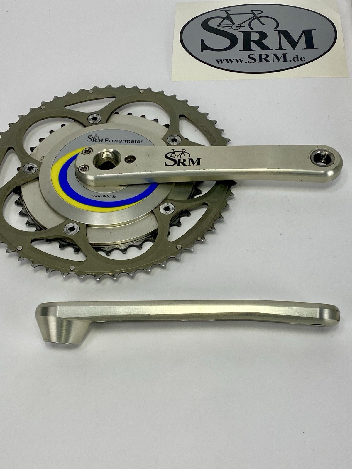 2007 SRM Power Meter Crankset Shimano 172mm Crank Length 130 BCD Retro VTG