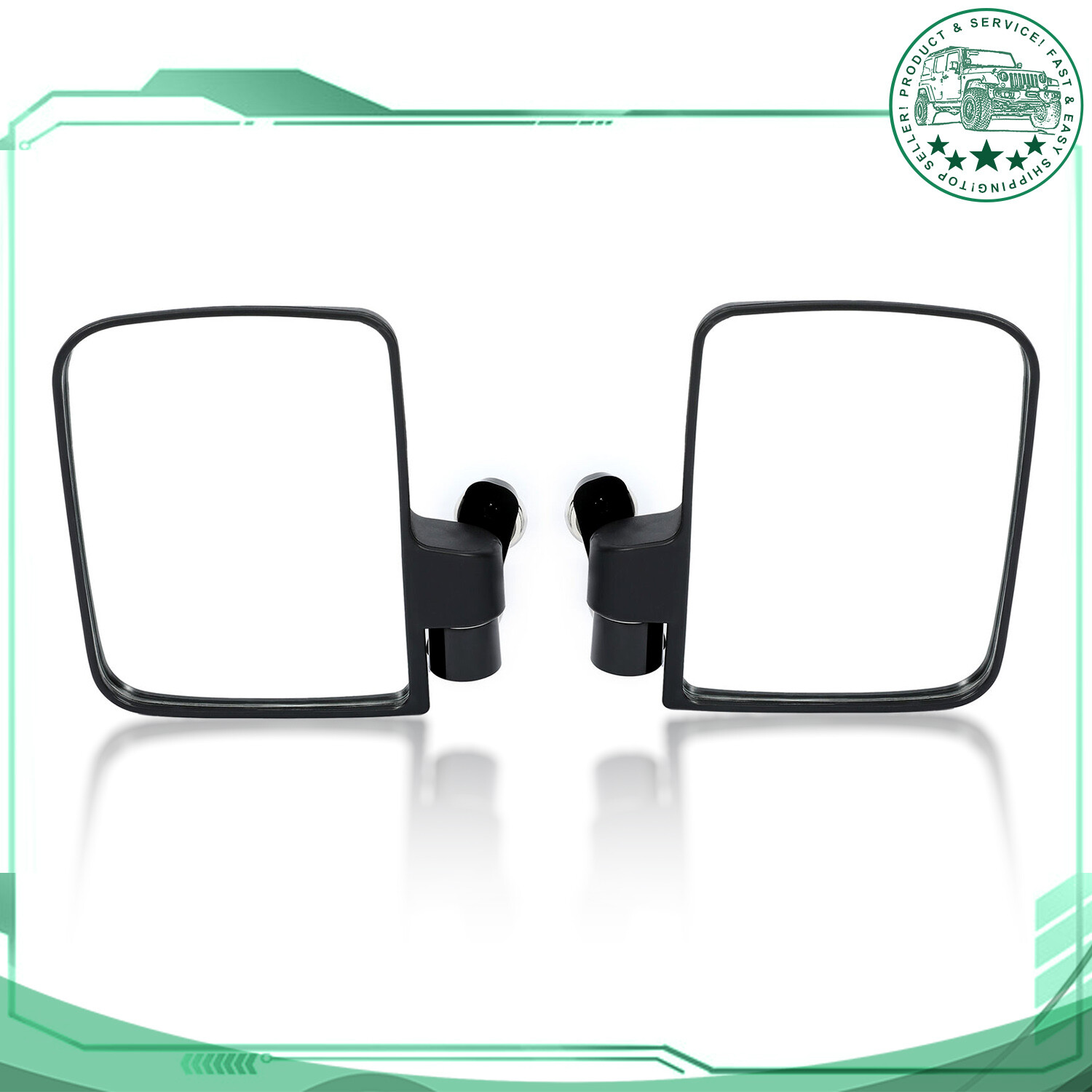 220lb Universal Magnetic Tractor Side Mirrors LH+RH For Kubota John Deere Mower