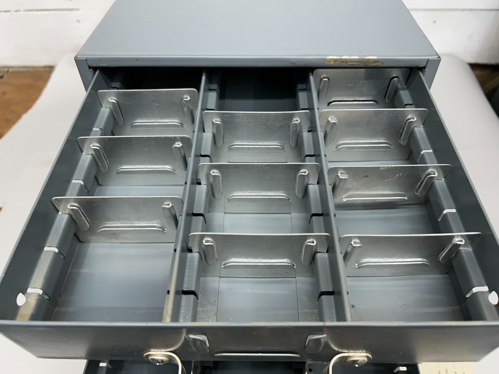 Machinist Metal 3 Drawer Divided Parts Organizer Hardware Storage Cabinet