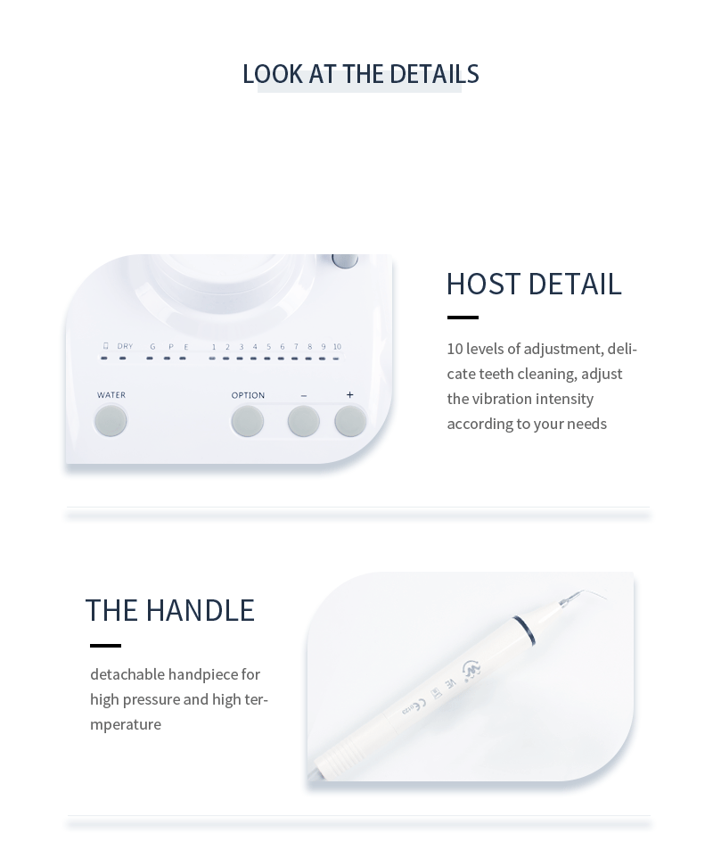 FDA Dental Scaler Ultrasonic Scaler Piezo for Cavitron EMS+Handpiece+2Bottles