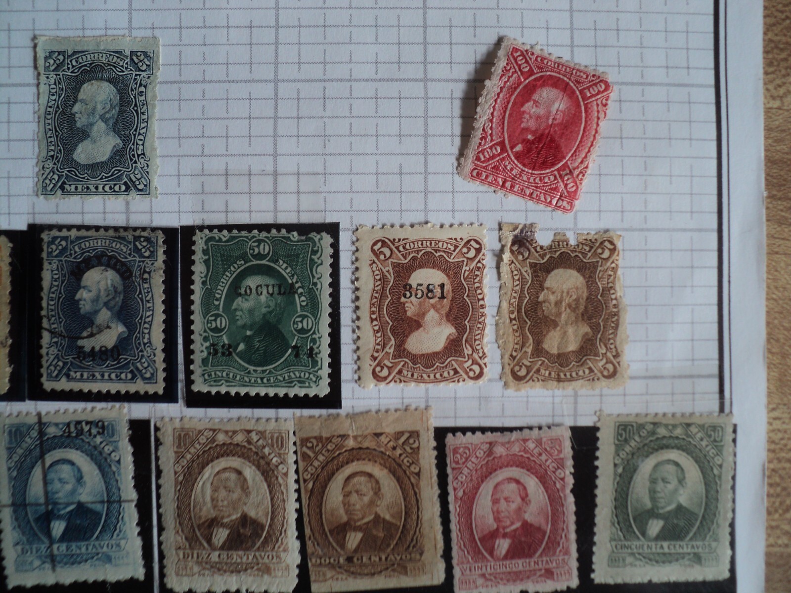 SUPER Mexico Stamp Collection Very early