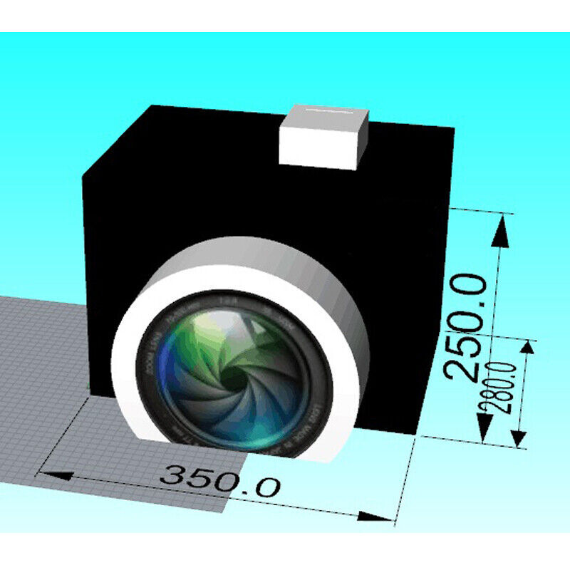 NEW Inflatable Photo Booth Style Camera Shape LED Wedding Tent W/for Events US