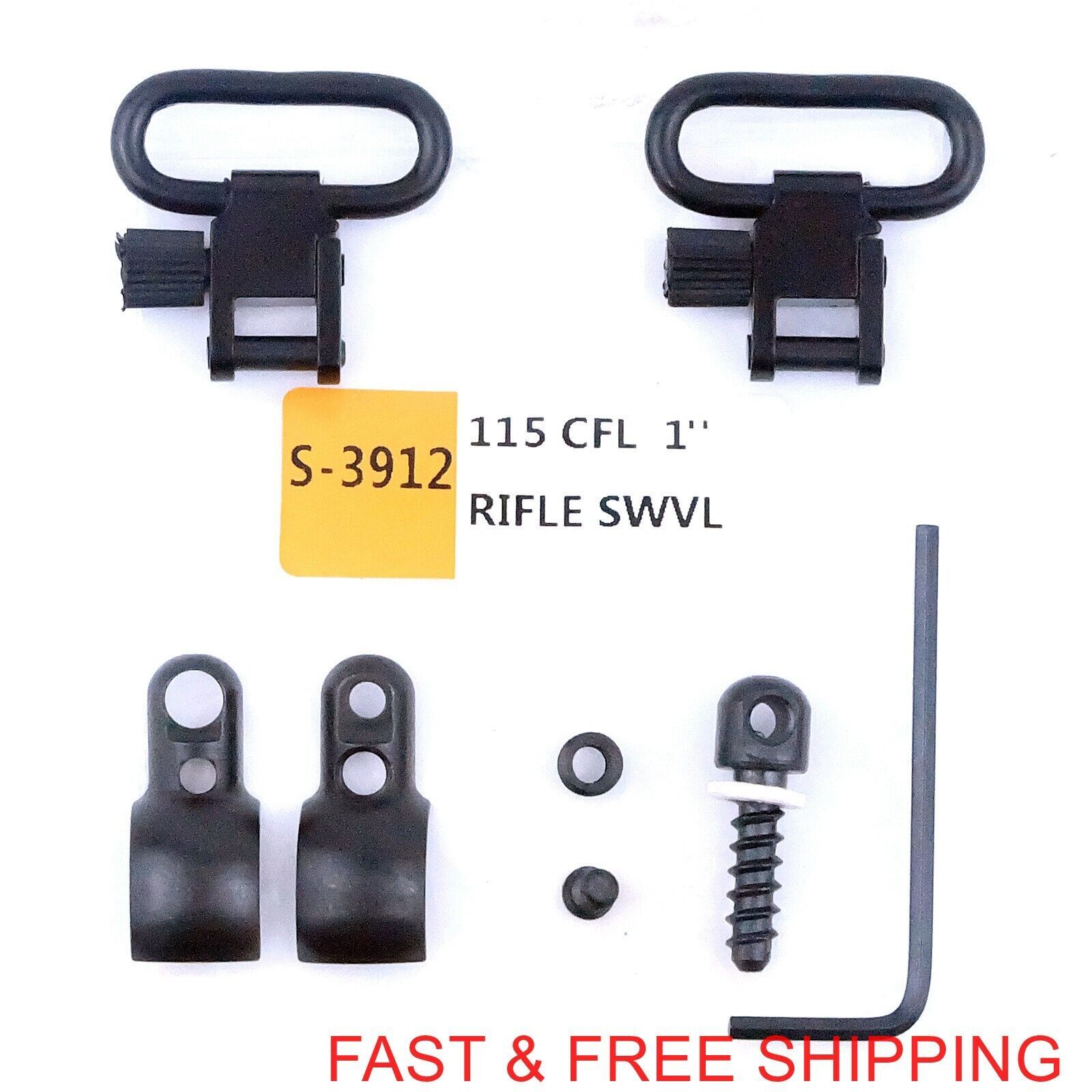 30-30 Lever Action Sling Mount Kit For Winchester Marlin Mossberg Set S-3912 NEW