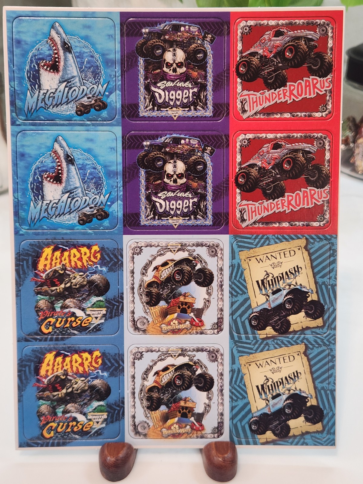 Monster Jam Memory Match Card Game 72 Matching Cards Brand New Factory Sealed