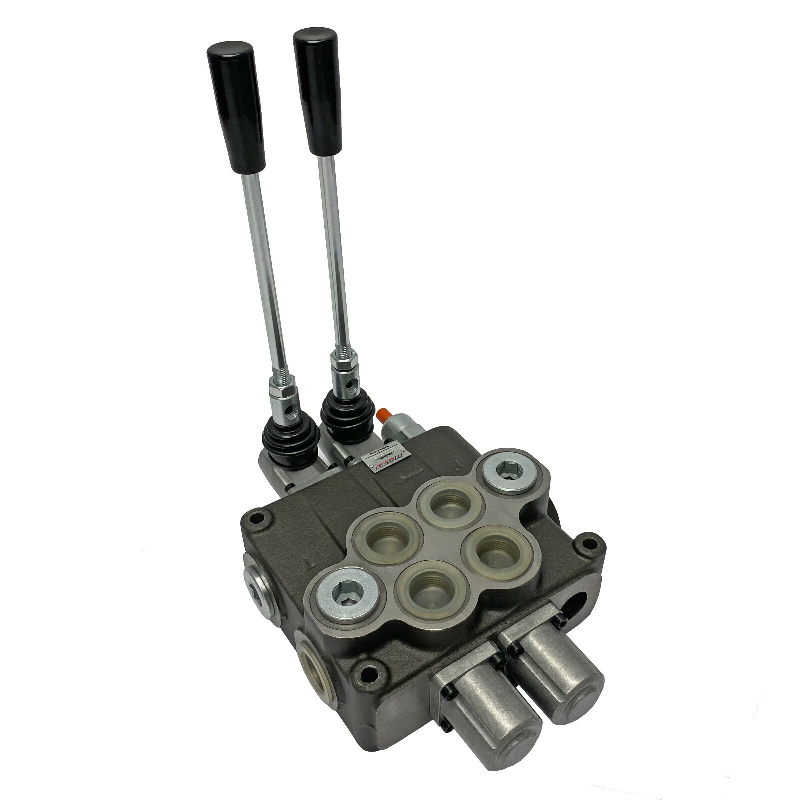 2 Spool Hydraulic Directional Control Valve Open Center 32 GPM 3600 PSI NEW!