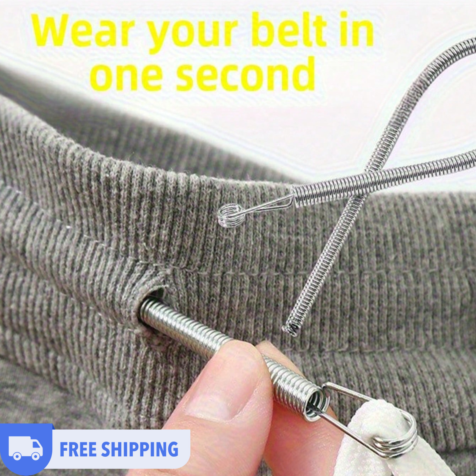 Elastic Threader Clips Rope Band Drawstring Cord Guide Effortless Threading Tool