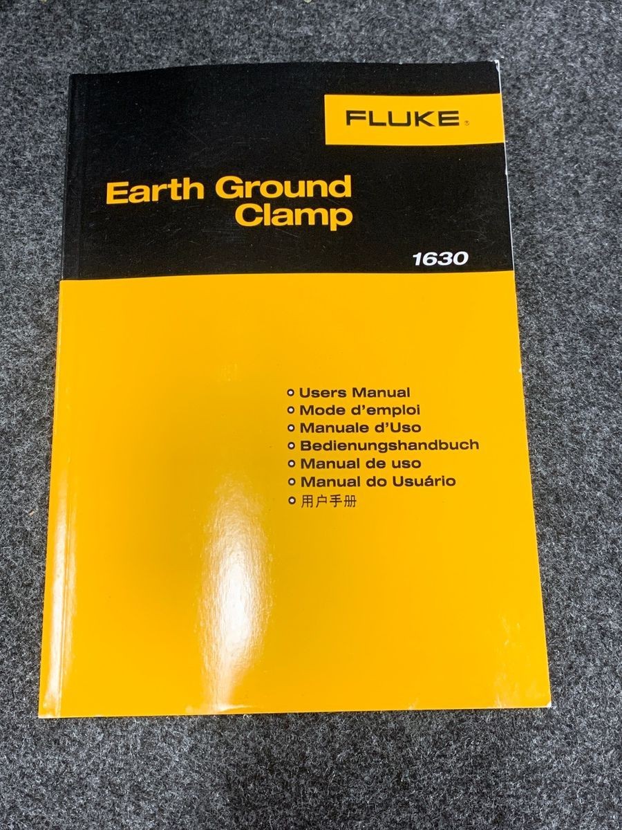 FLUKE Earth Ground Clamp 1630 2729698