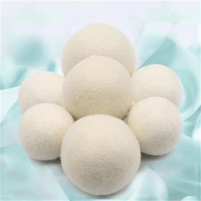 7 Wool Dryer Balls 100% Organic Wool Natural Laundry Fabric Softener new USA