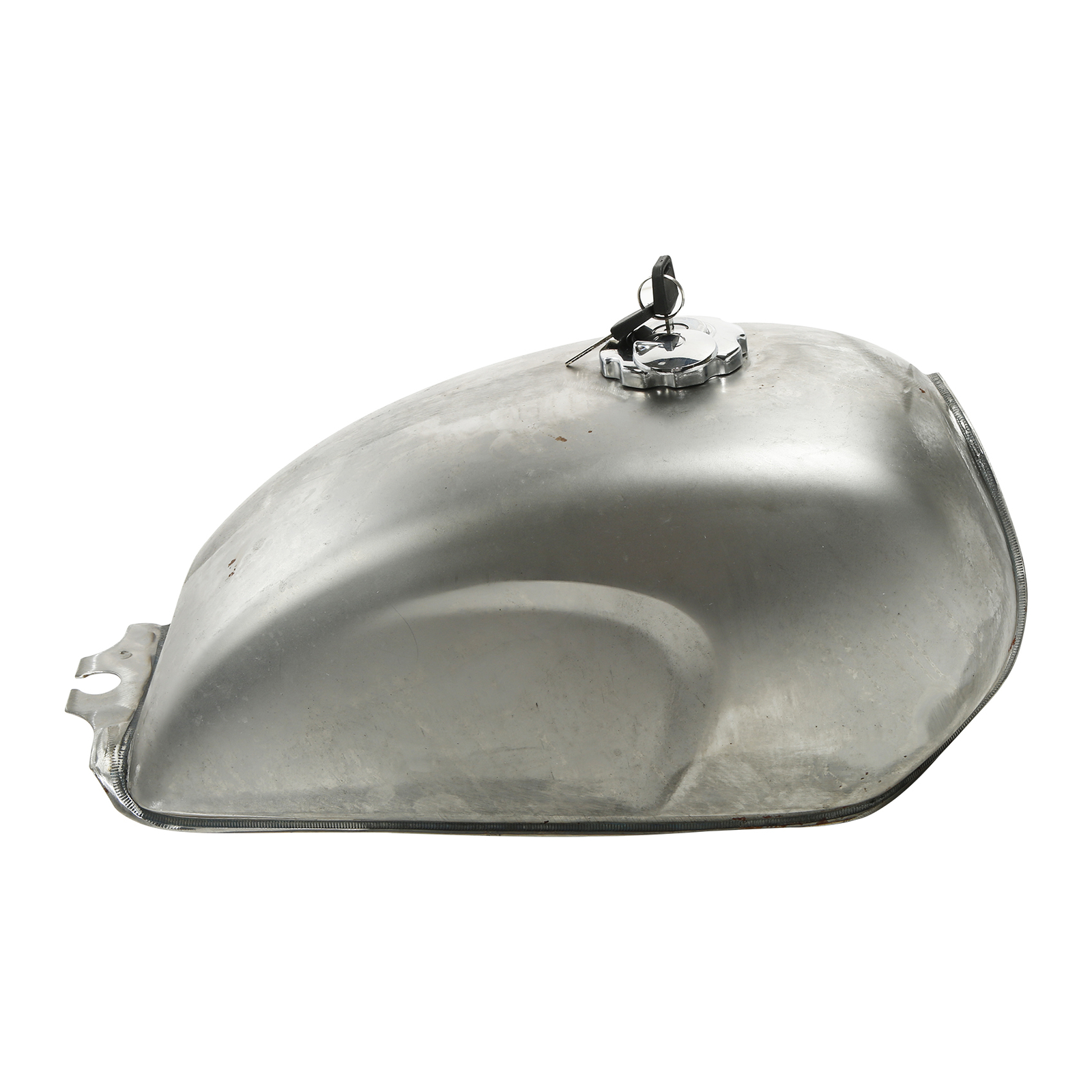 Unpainted 2.4gal. 2.4Gallon Custom Cafe Racer Gas Fuel Tank Fit for Honda Yamaha