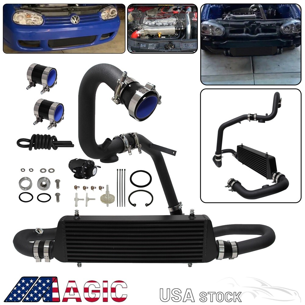 Intercooler Pipe Kit W/ Sensor Flange +BOV For VW Jetta Golf GTI MK4 1.8T 98-05