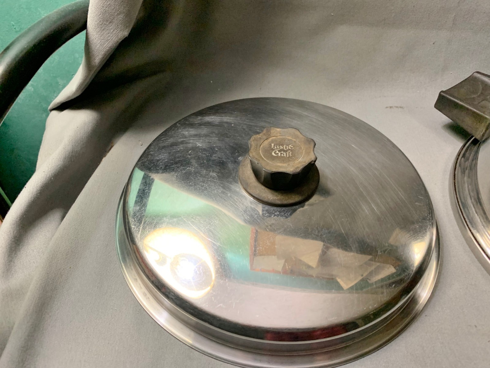 Lustre Craft Stainless Steel T304 5-Ply Multi Core Stock Pot Dutch Oven Lid USA