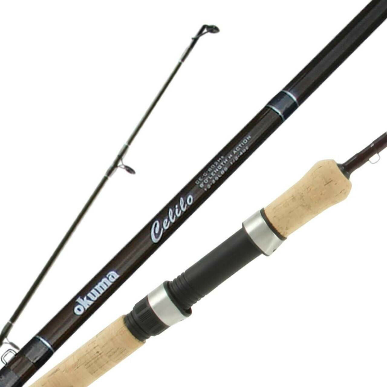 Okuma Celilo Ultralight Spinning Rod 7' 6" Light 2 Piece CE-S-762L-1