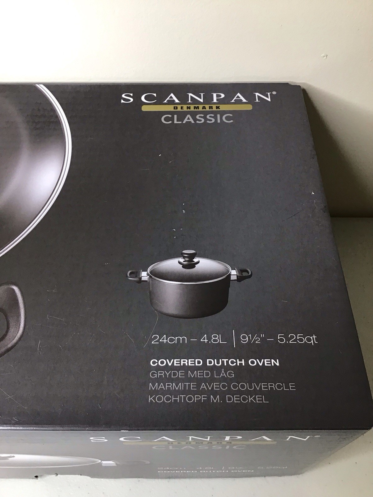 Scanpan Classic Nonstick Covered Dutch Oven Stockpot, 5.25 Quart Made In Denmark