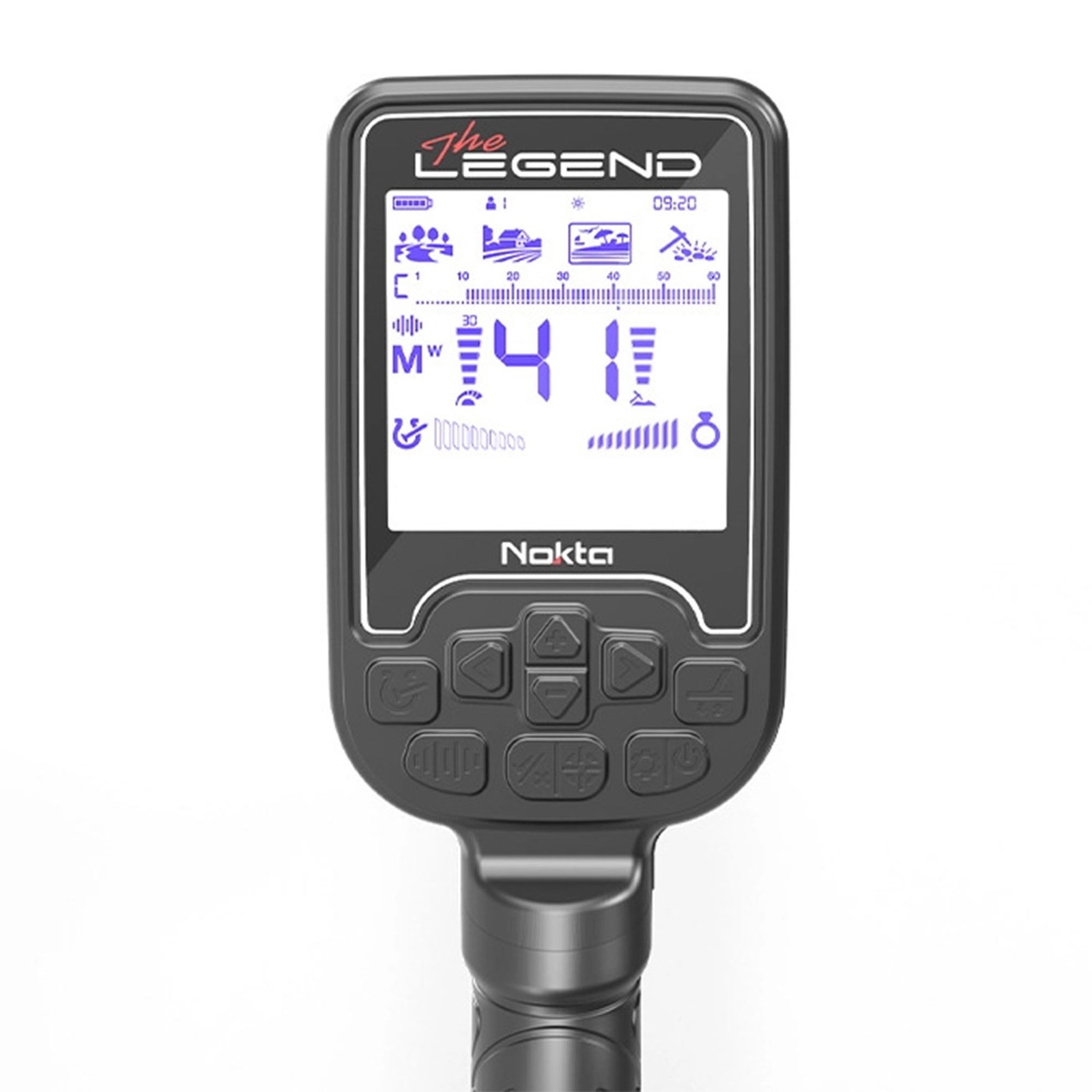 Nokta The Legend SMF Metal Detector w/ LG30 12"x9" Coil + FREE Accupoint