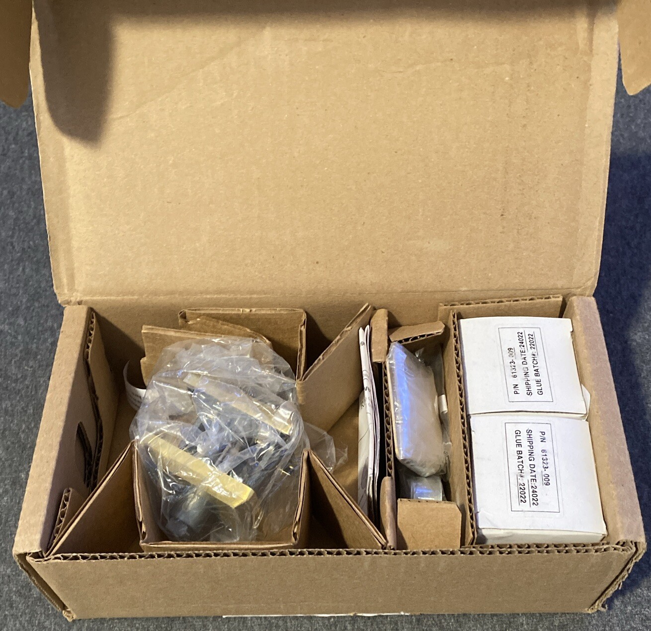 Baldwin PSCRYTSR044 Crystal Passage Door Knob - Satin Brass