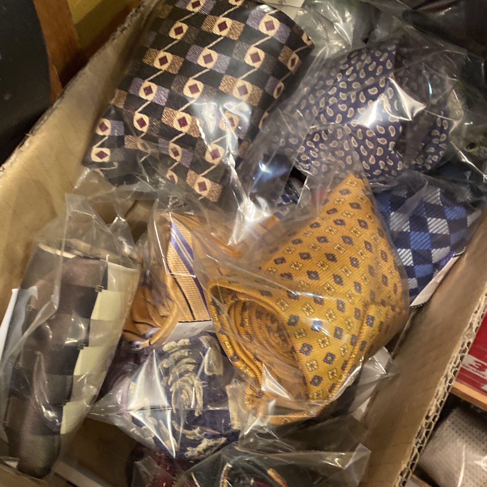 10 Ties RANDOM - Neck Tie Men's - LOT OF 10 Mystery Striped Plaid Solid Classic