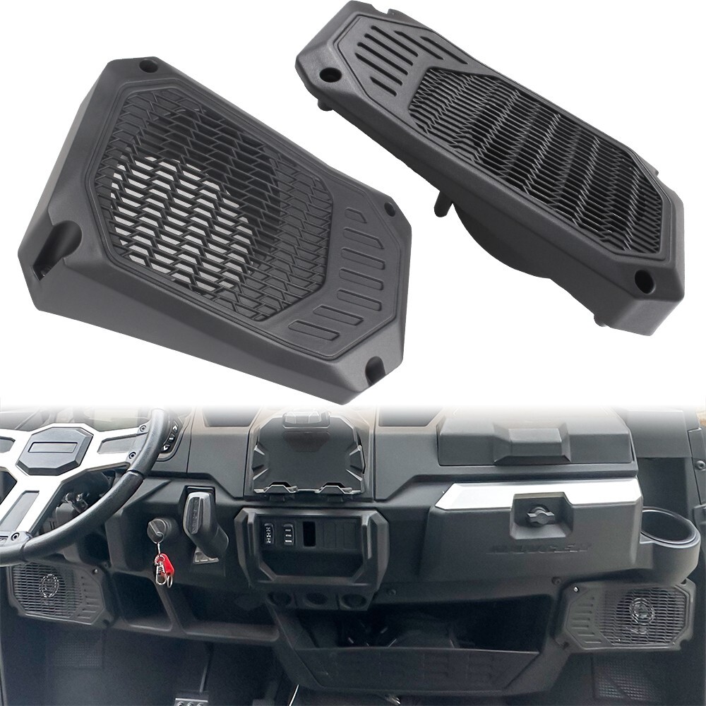 Under Dash Speaker Pods Compatible with Polaris Ranger XP 1000/Crew 2018-2024