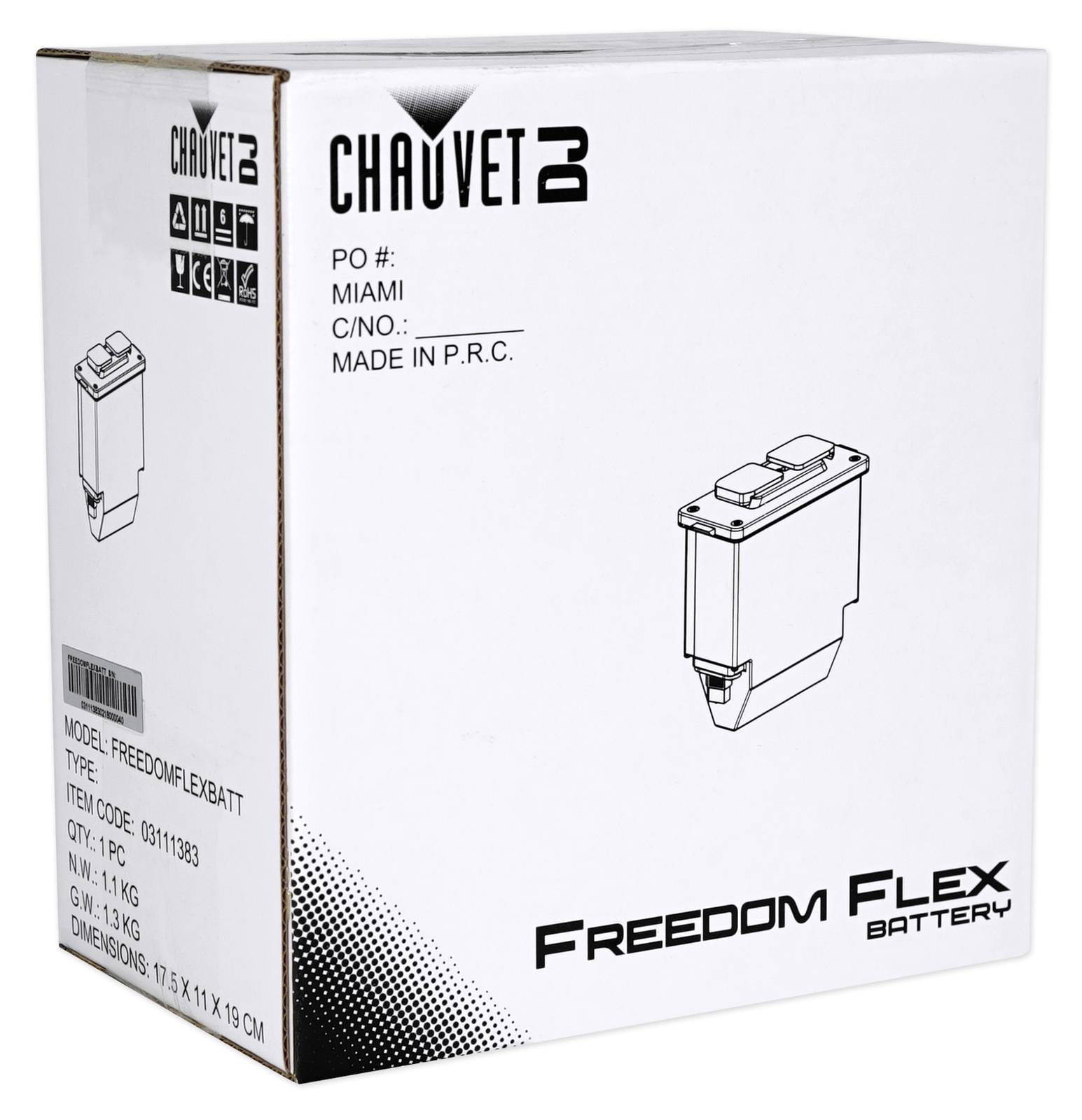 Chauvet Freedom FlexLithium-ion Battery For Use with Any Freedom Flex Unit