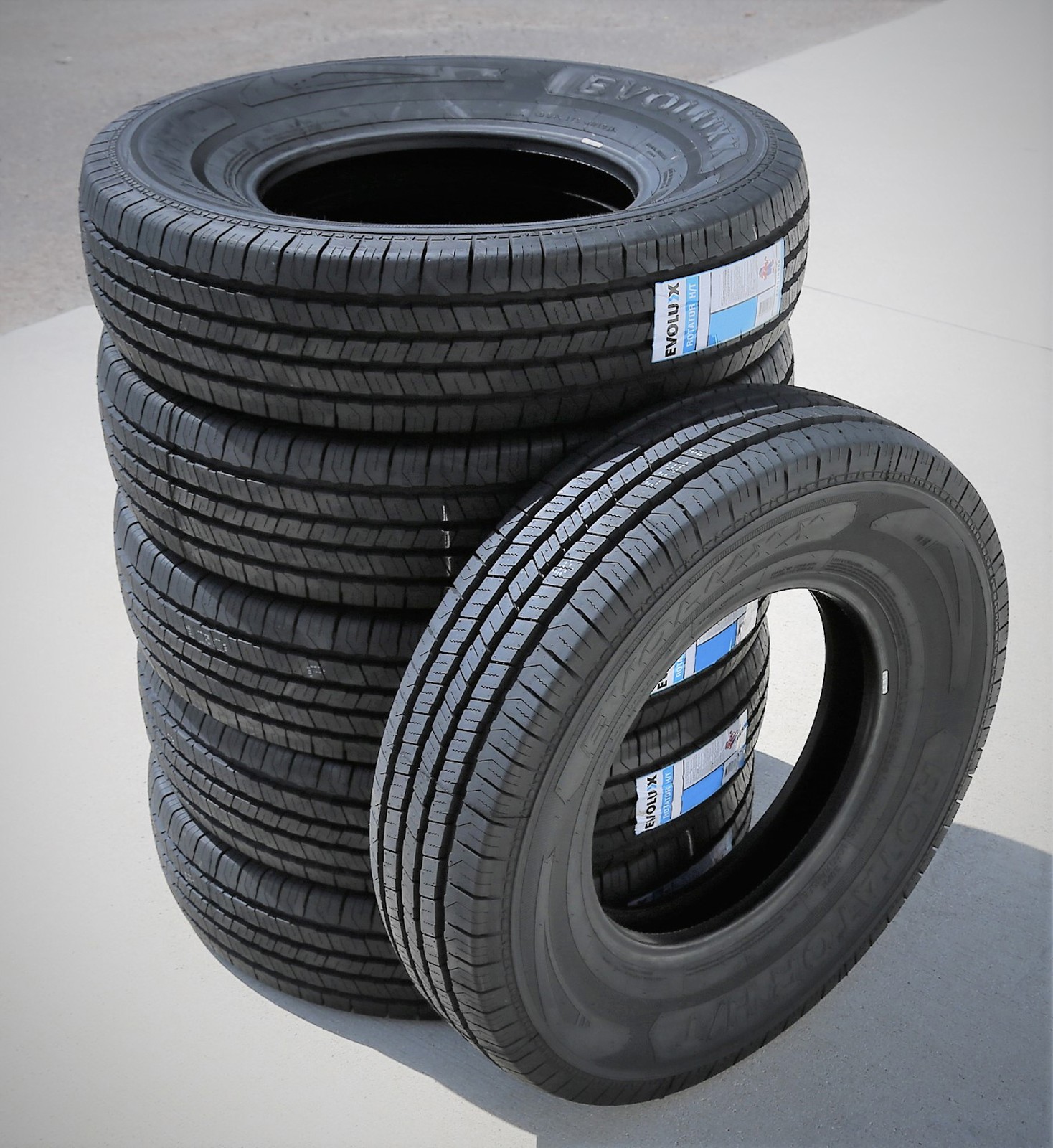 4 Tires Evoluxx Rotator H/T 235/65R16 Load E 10 Ply Van Commercial