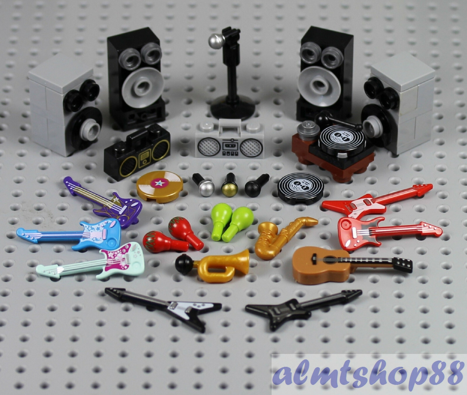 LEGO - Musical Instruments - PICK YOUR ITEMS - Rock Band Minifigure Accessories